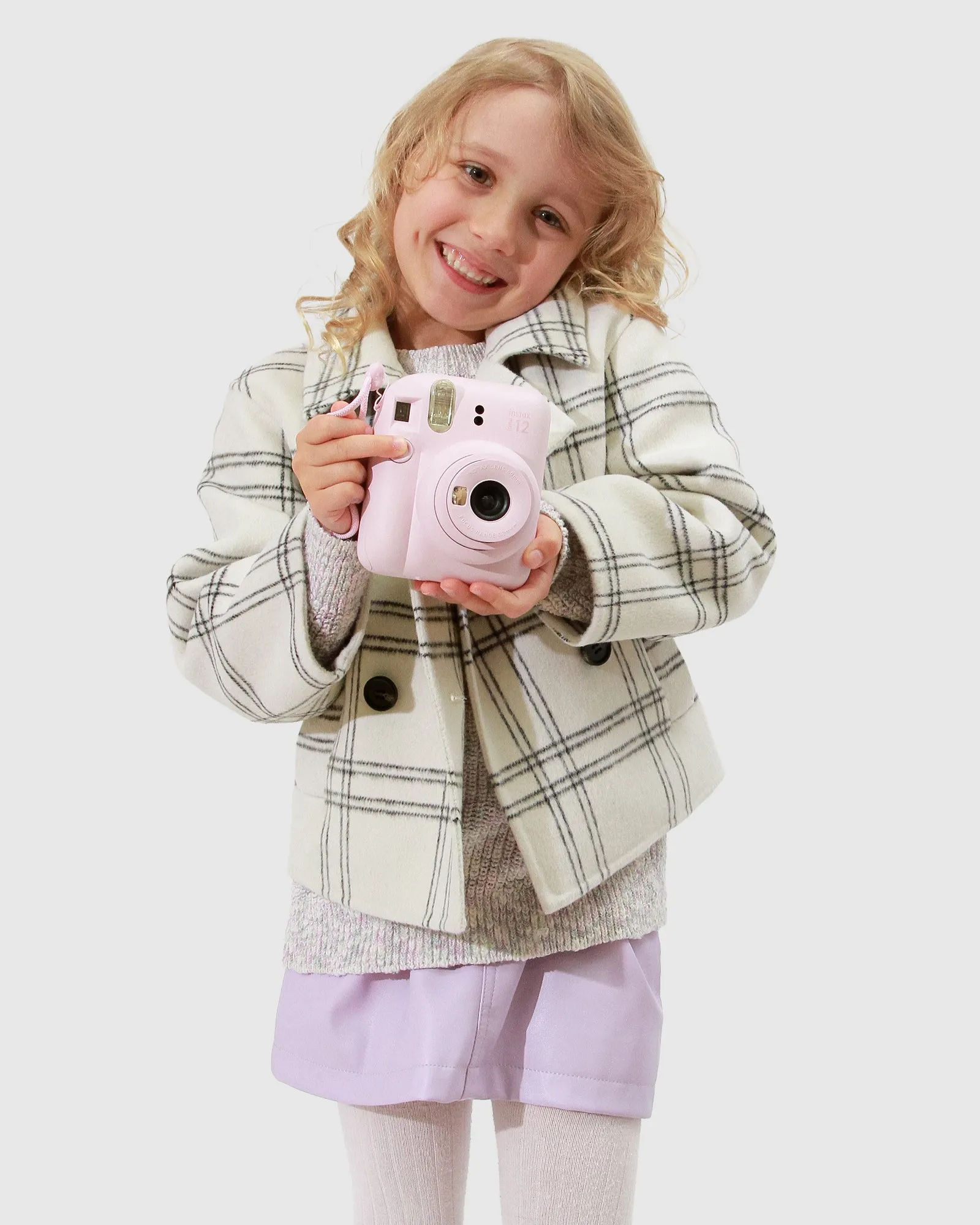 Adore You Wool Blend Peacoat - Cream Check