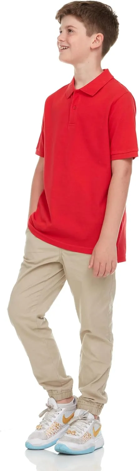 Boys Polo 2-Pack: Premium Comfort and Timeless Style - Perfect for School, Playdates, Church, Birthdays.