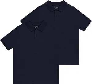 Boys Polo 2-Pack: Premium Comfort and Timeless Style - Perfect for School, Playdates, Church, Birthdays.
