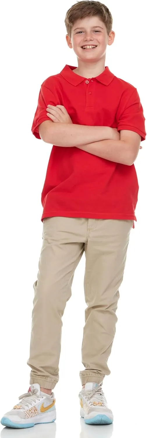 Boys Polo 2-Pack: Premium Comfort and Timeless Style - Perfect for School, Playdates, Church, Birthdays.