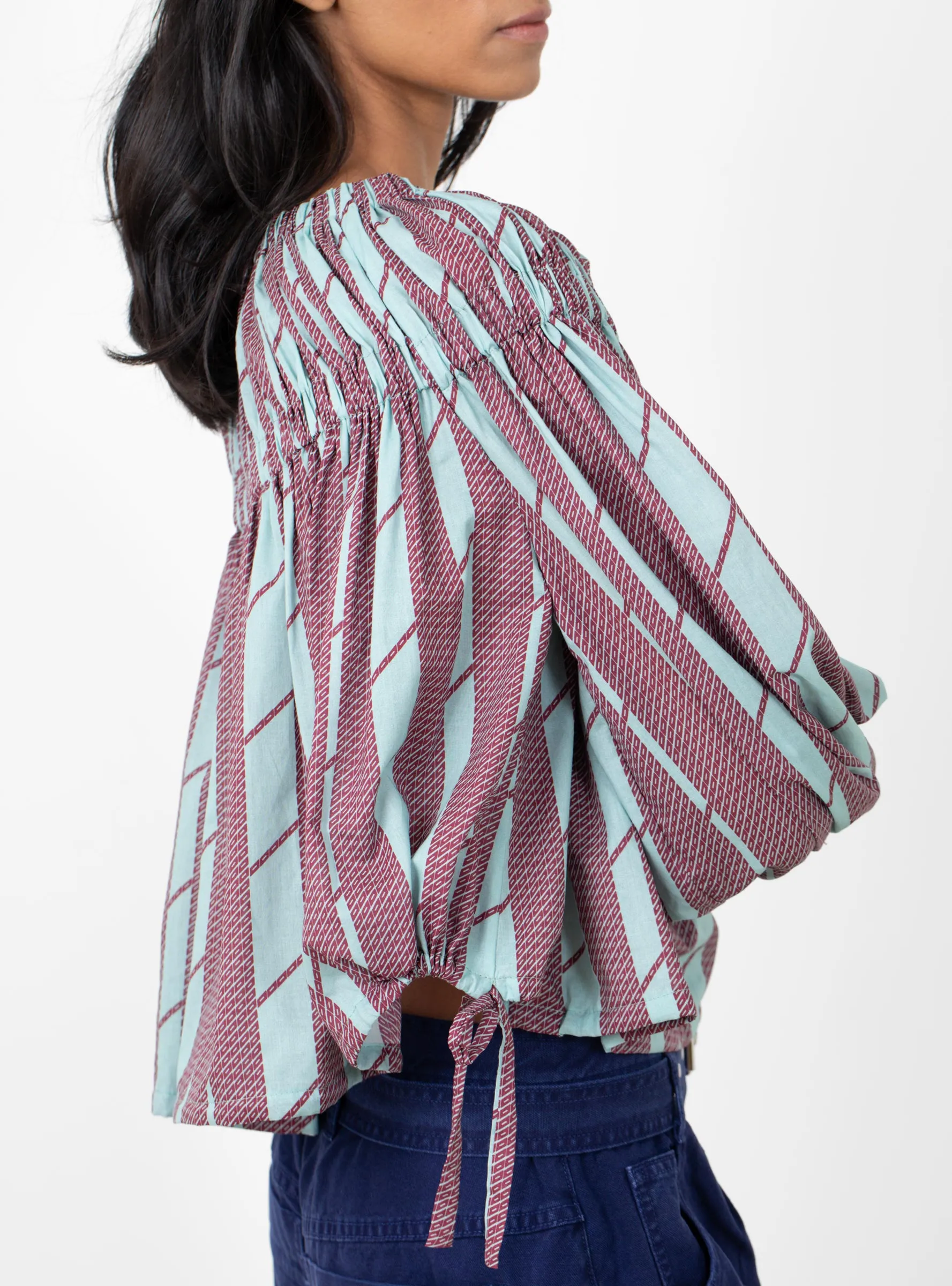 Brinly Top Aqua