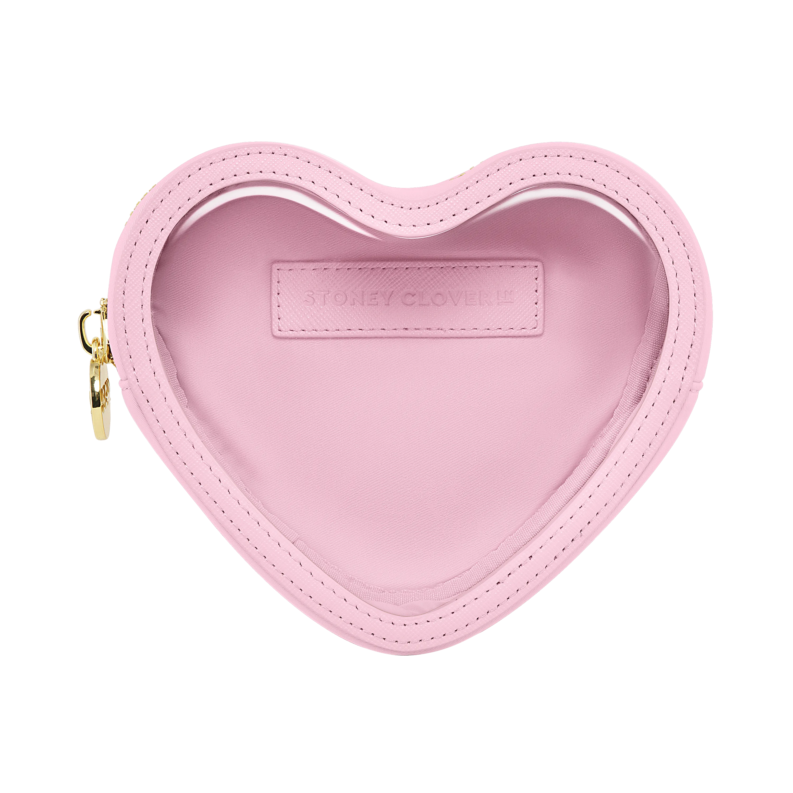 Clear Front Heart Pouch