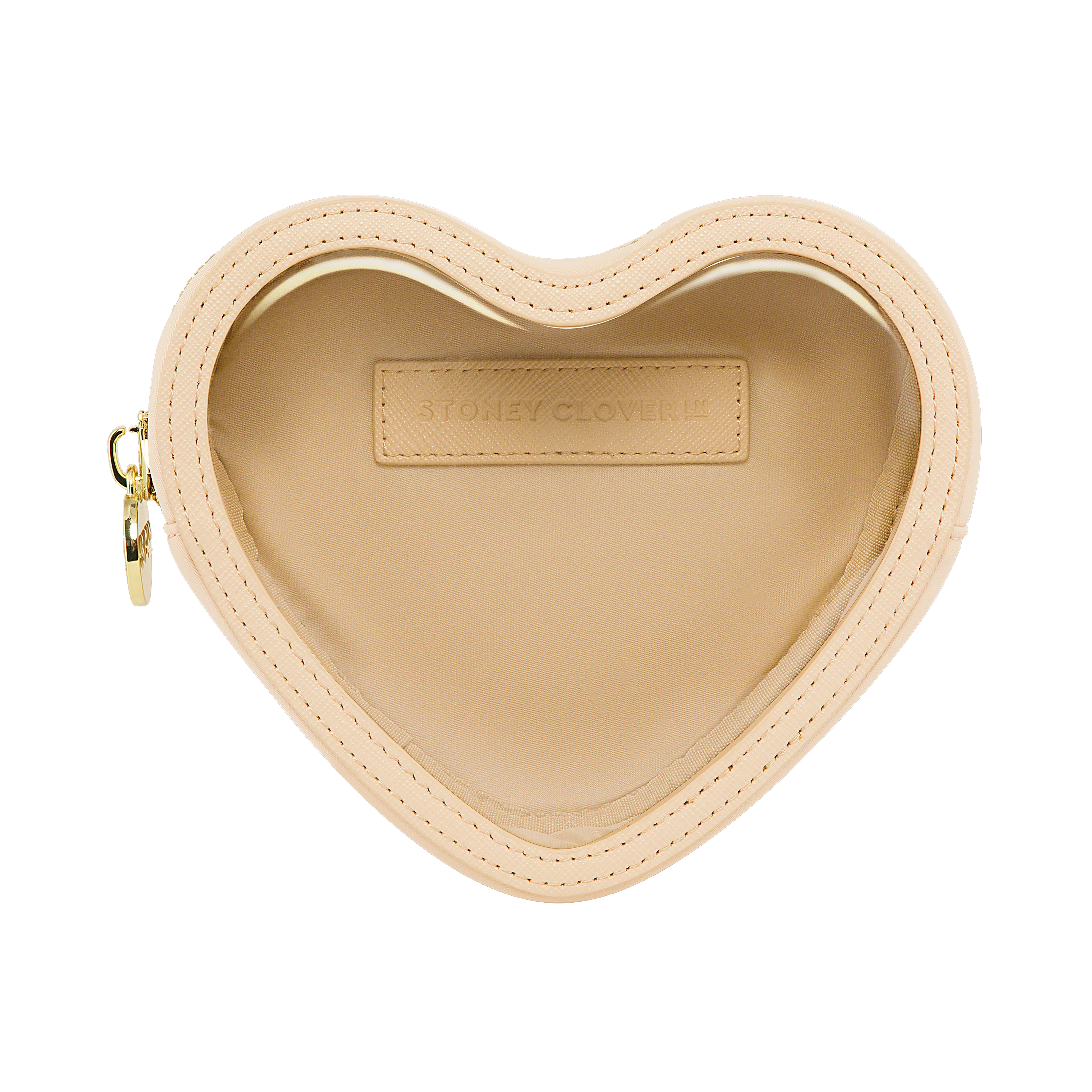 Clear Front Heart Pouch