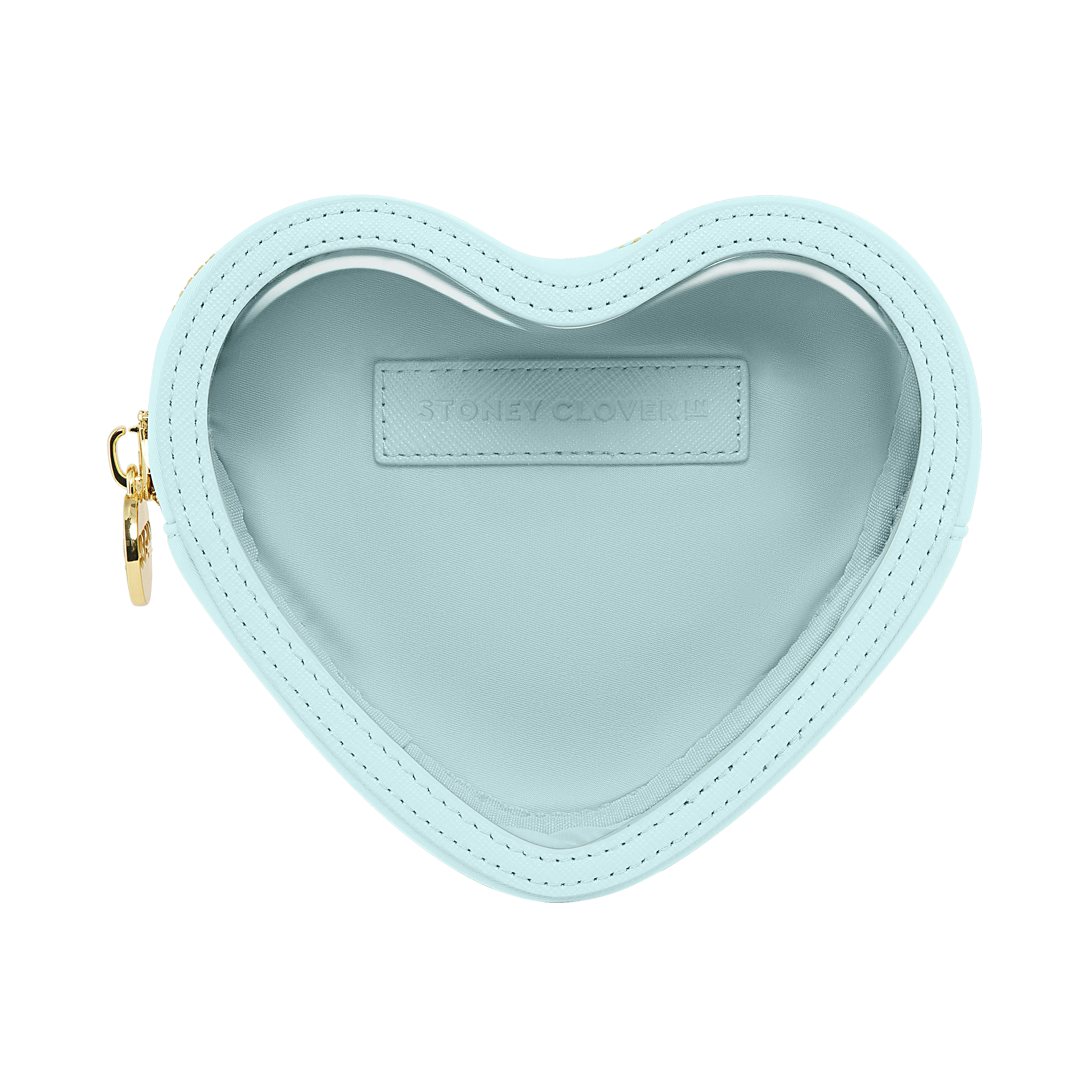 Clear Front Heart Pouch
