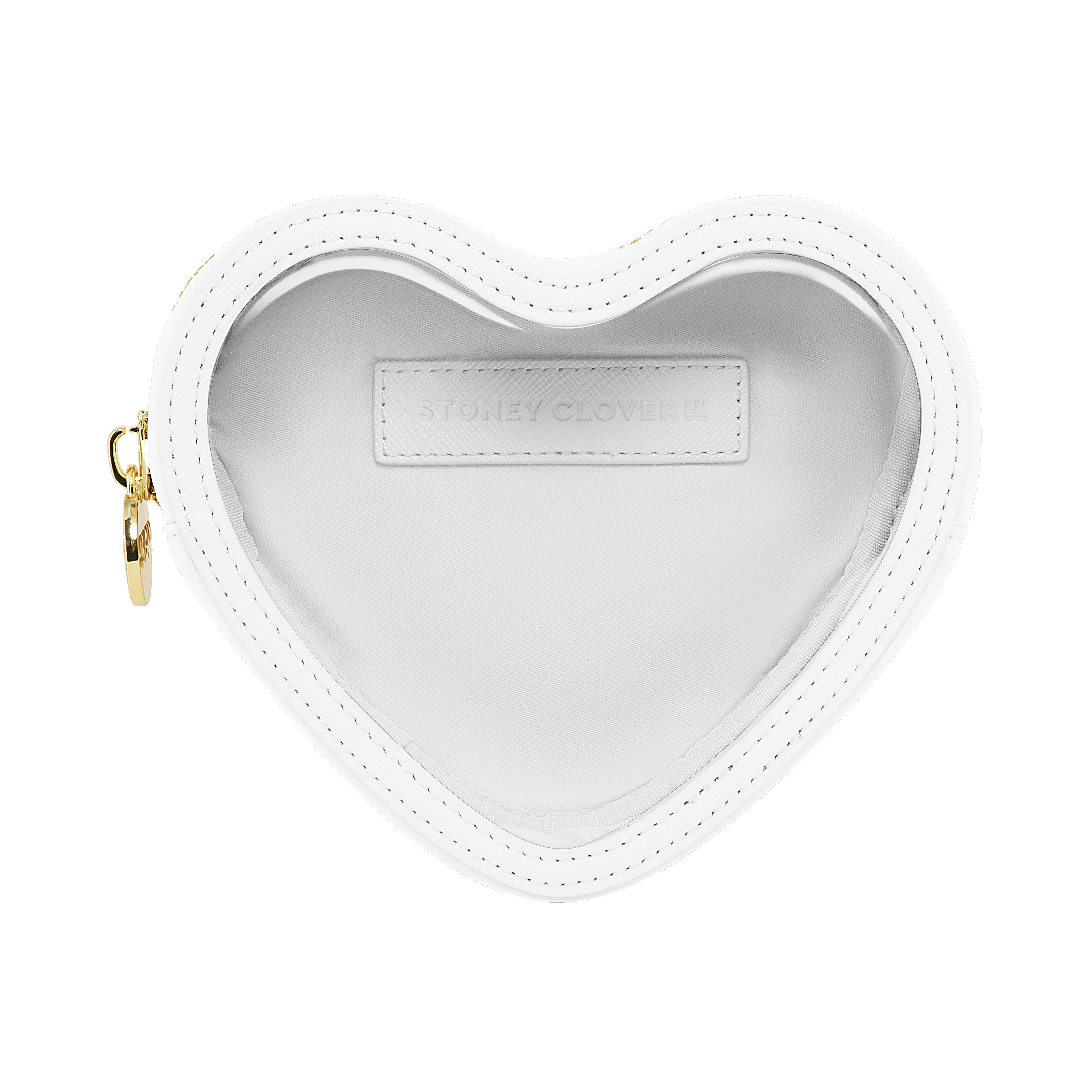 Clear Front Heart Pouch