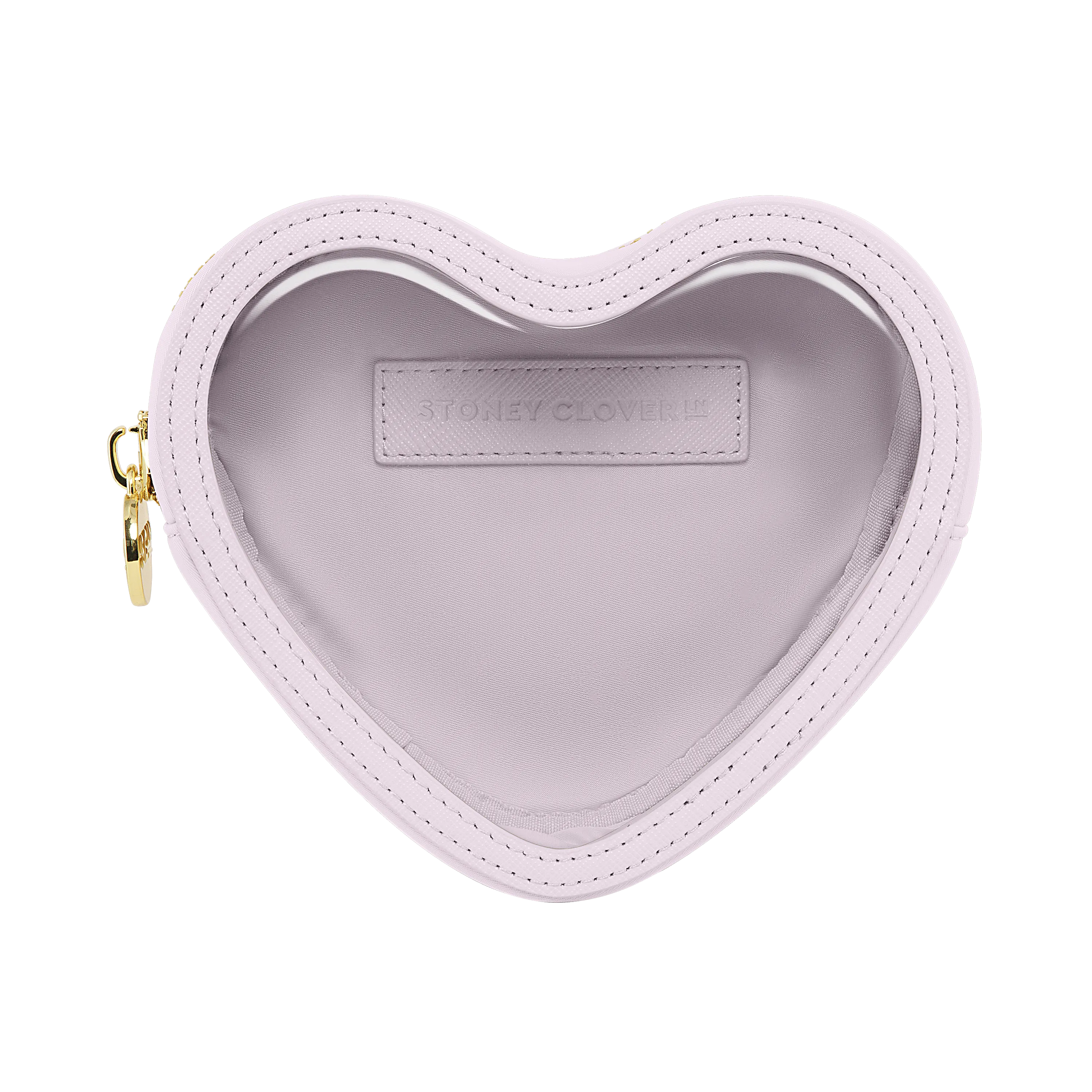 Clear Front Heart Pouch