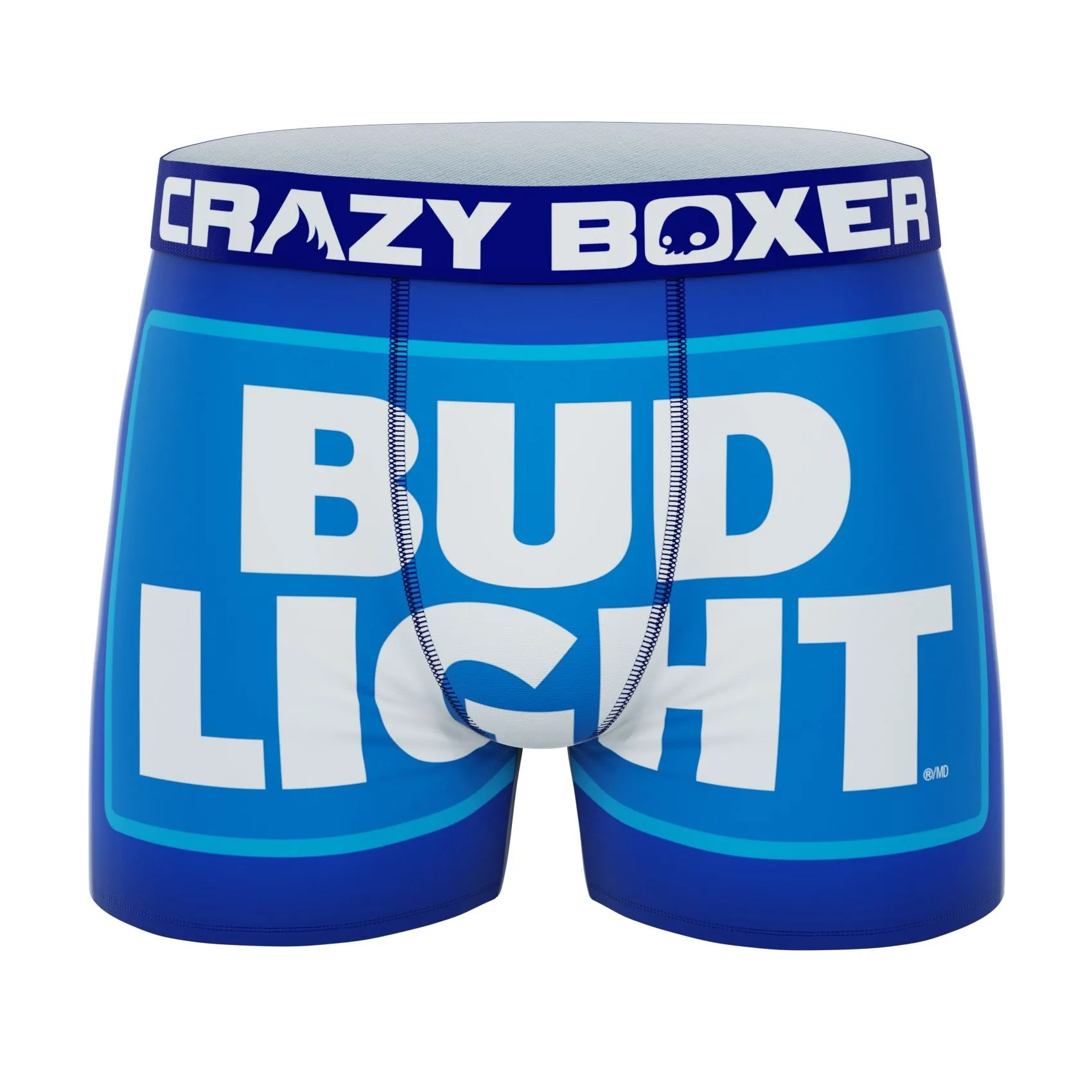 CRAZYBOXER BUD LIGHT Logo-Can Men's Boxer Briefs (2 Pack)
