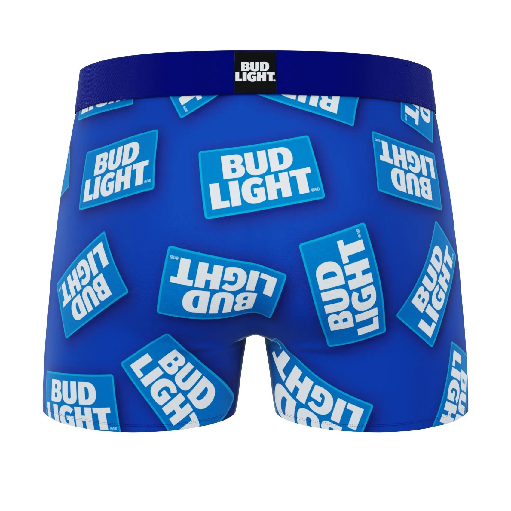 CRAZYBOXER BUD LIGHT Logo-Can Men's Boxer Briefs (2 Pack)