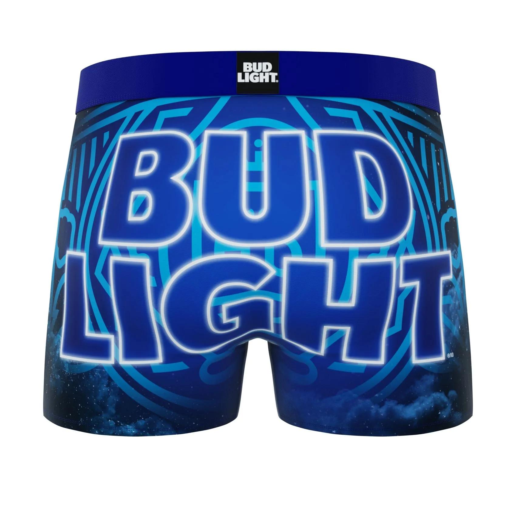 CRAZYBOXER Bud Light Logo Men's Boxer Briefs (Pack 2)