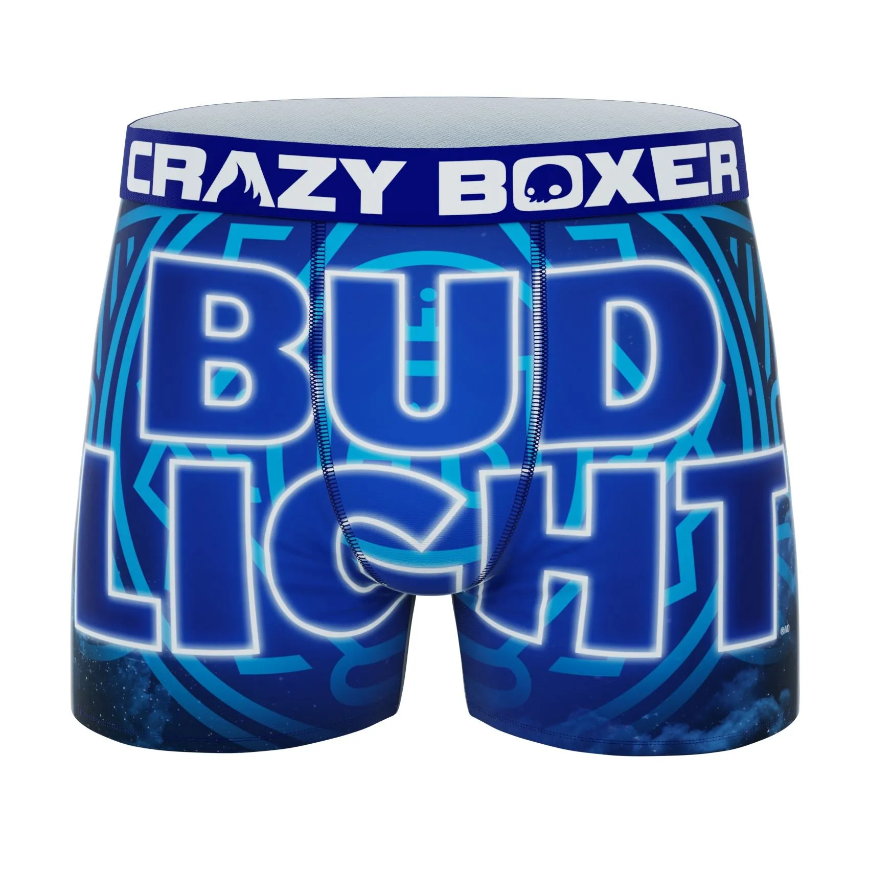 CRAZYBOXER Bud Light Logo Men's Boxer Briefs (Pack 2)