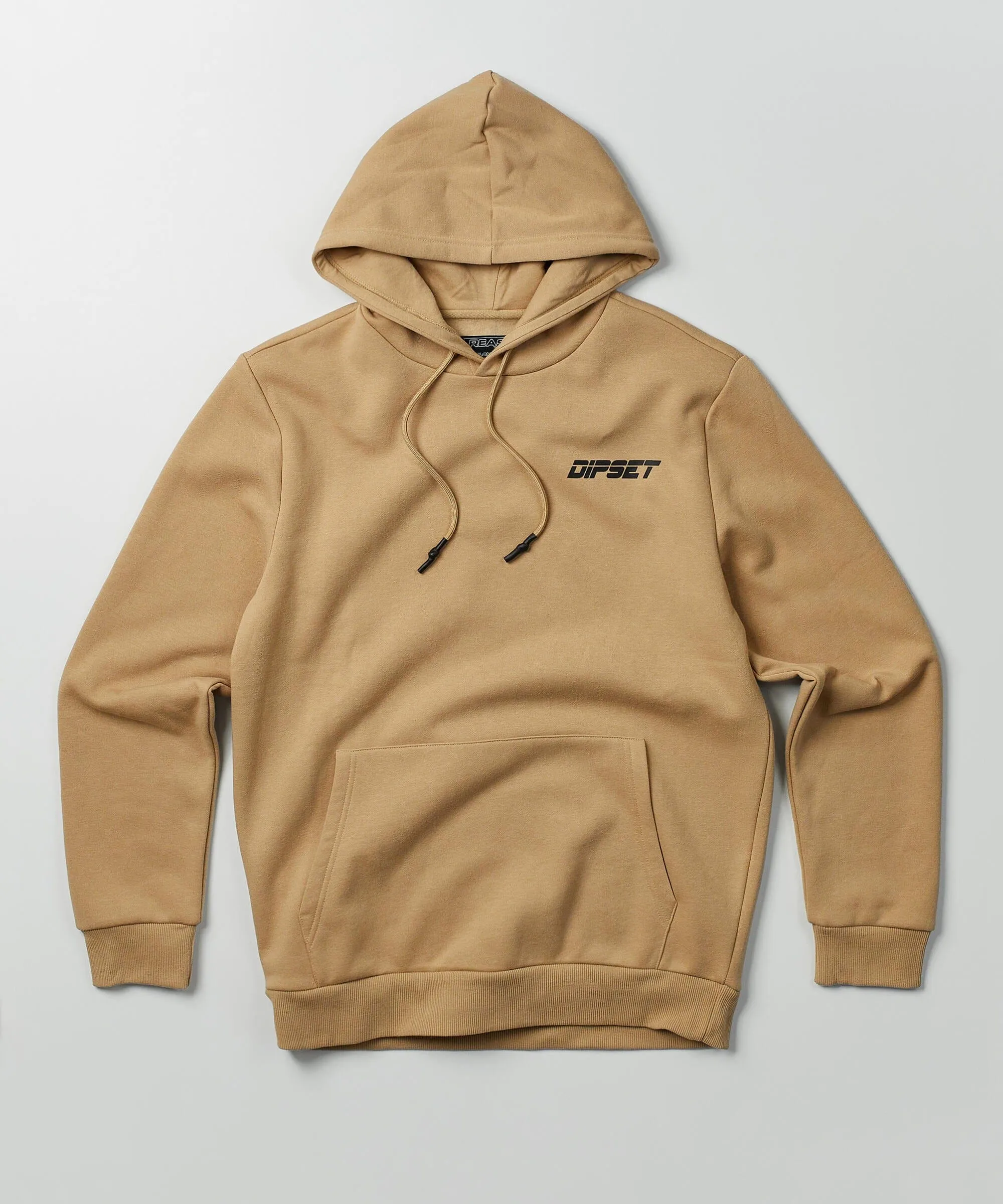 Eagle Back Print Hoodie - Khaki