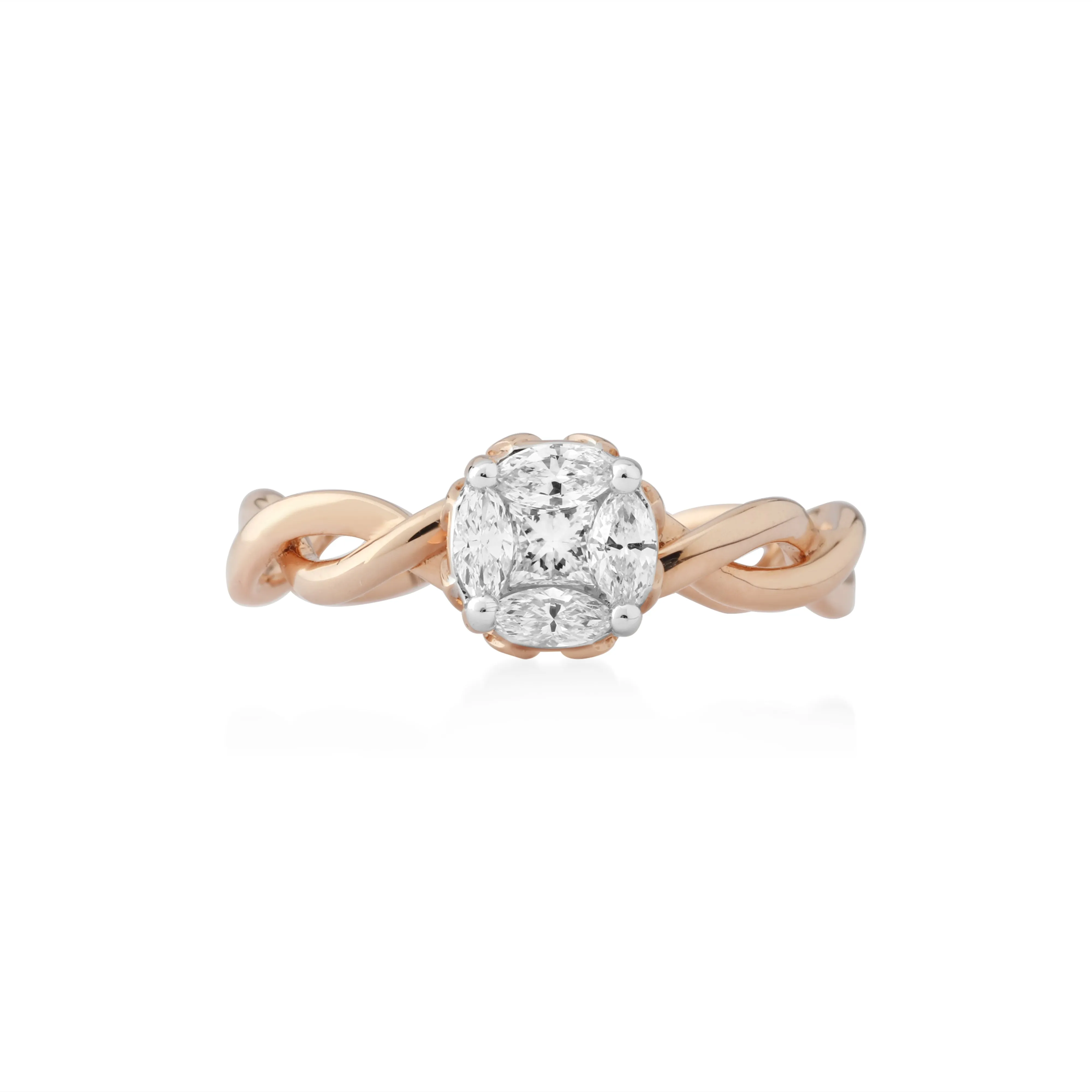 Entwine Diamond Ring
