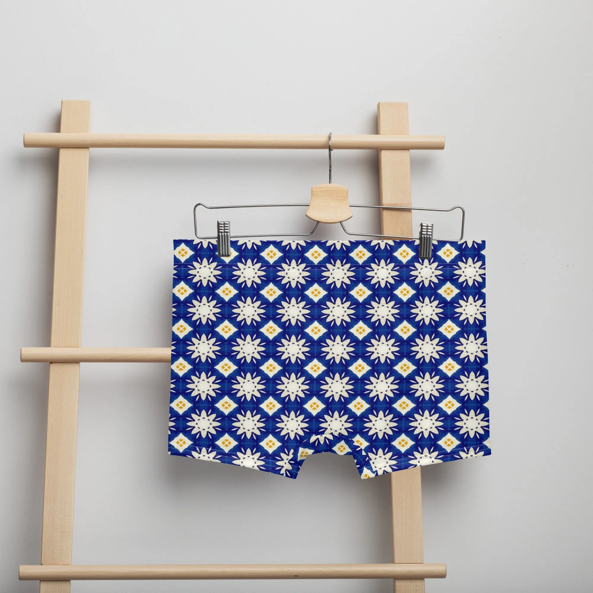 Floral print boxer briefs for men