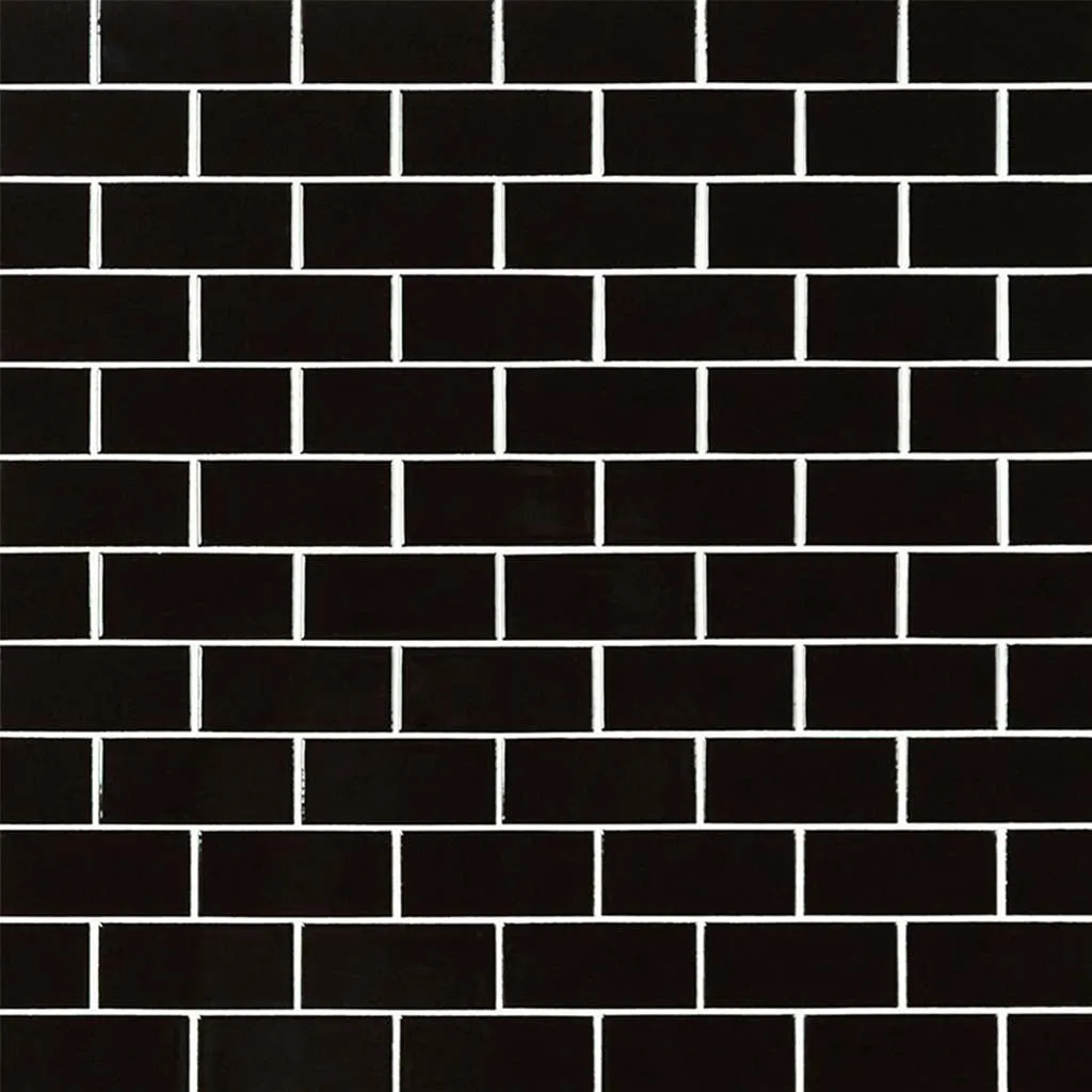 Glossy Black, 2" x 4" - Porcelain Tile