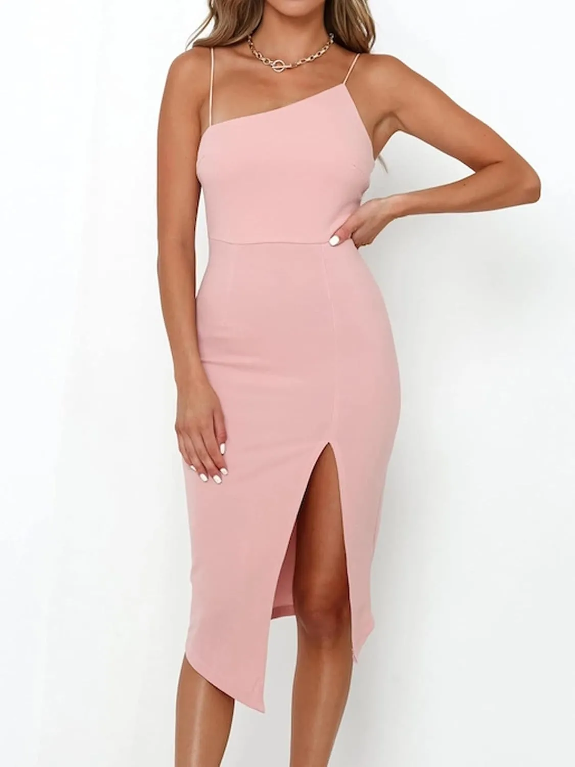 Just Quella Women's Bodycon Midi Dress