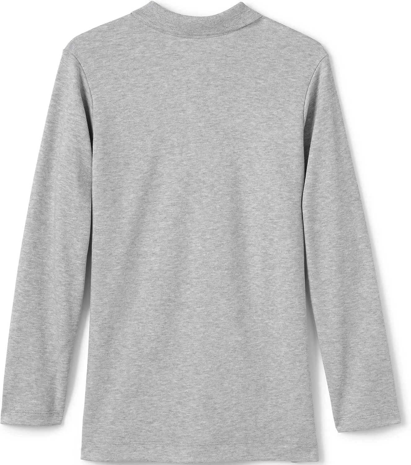Lands' End School Uniform Girls Long Sleeve Feminine Fit Interlock Polo Shirt