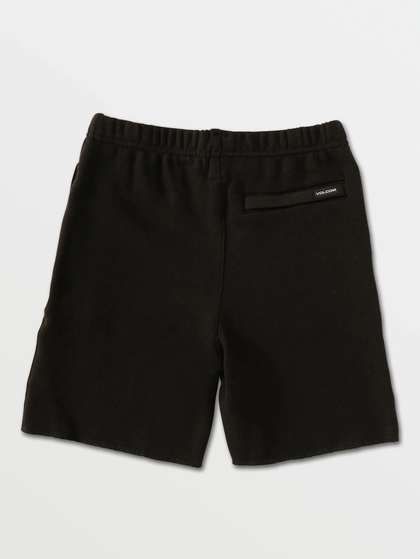 Little Boys Iconic Stone Fleece Shorts - Black