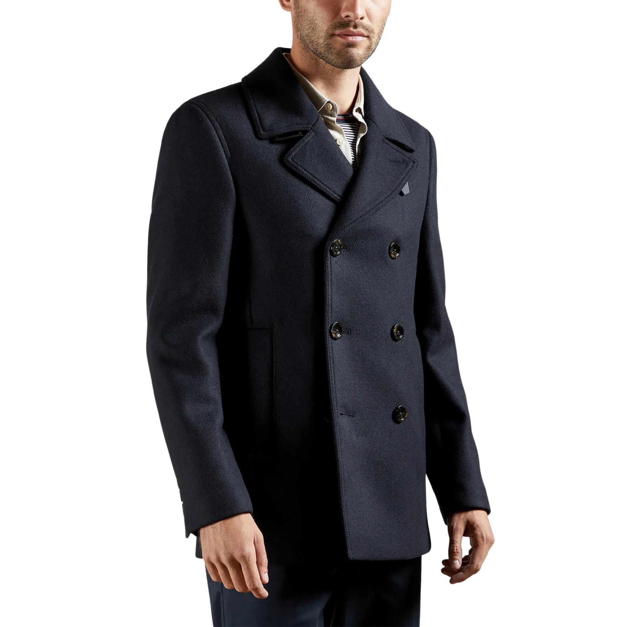 Men Mmo-Summit-Wool Peacoat - Navy