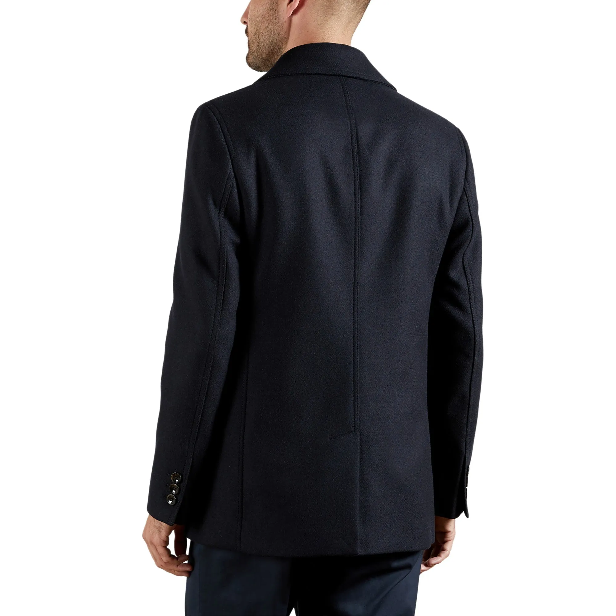 Men Mmo-Summit-Wool Peacoat - Navy