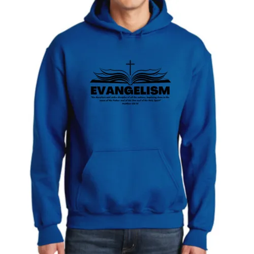Mens Hoodie Evangelism - Go Therefore And Make Disciples Matthew 28:19