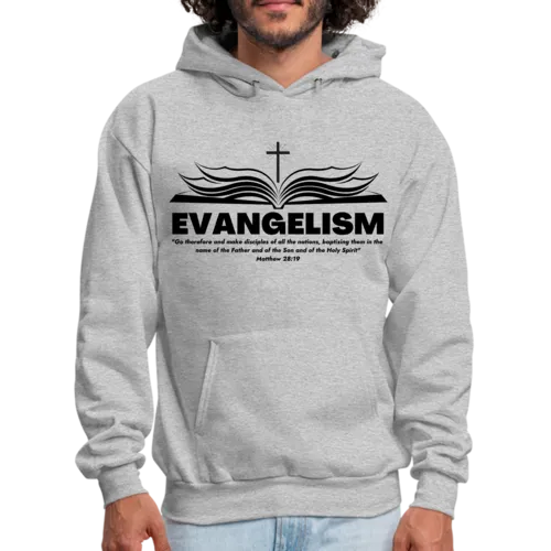 Mens Hoodie Evangelism - Go Therefore And Make Disciples Matthew 28:19