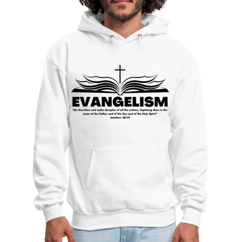 Mens Hoodie Evangelism - Go Therefore And Make Disciples Matthew 28:19