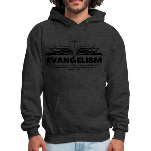 Mens Hoodie Evangelism - Go Therefore And Make Disciples Matthew 28:19