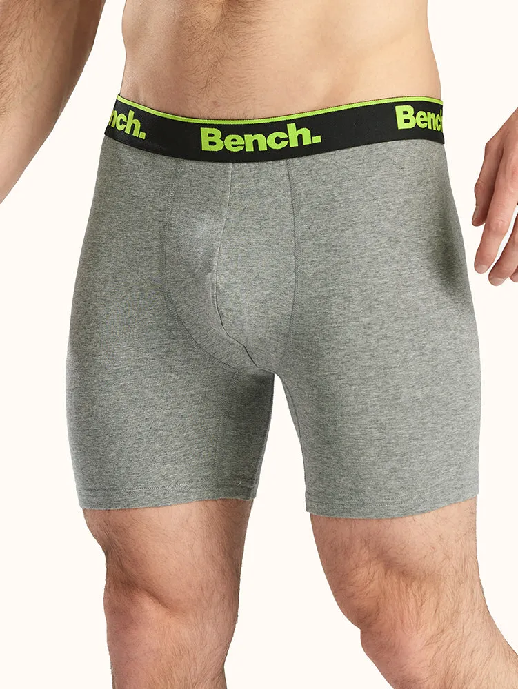 Men's Tagless 6" Boxer Brief Grey (3 Pack)