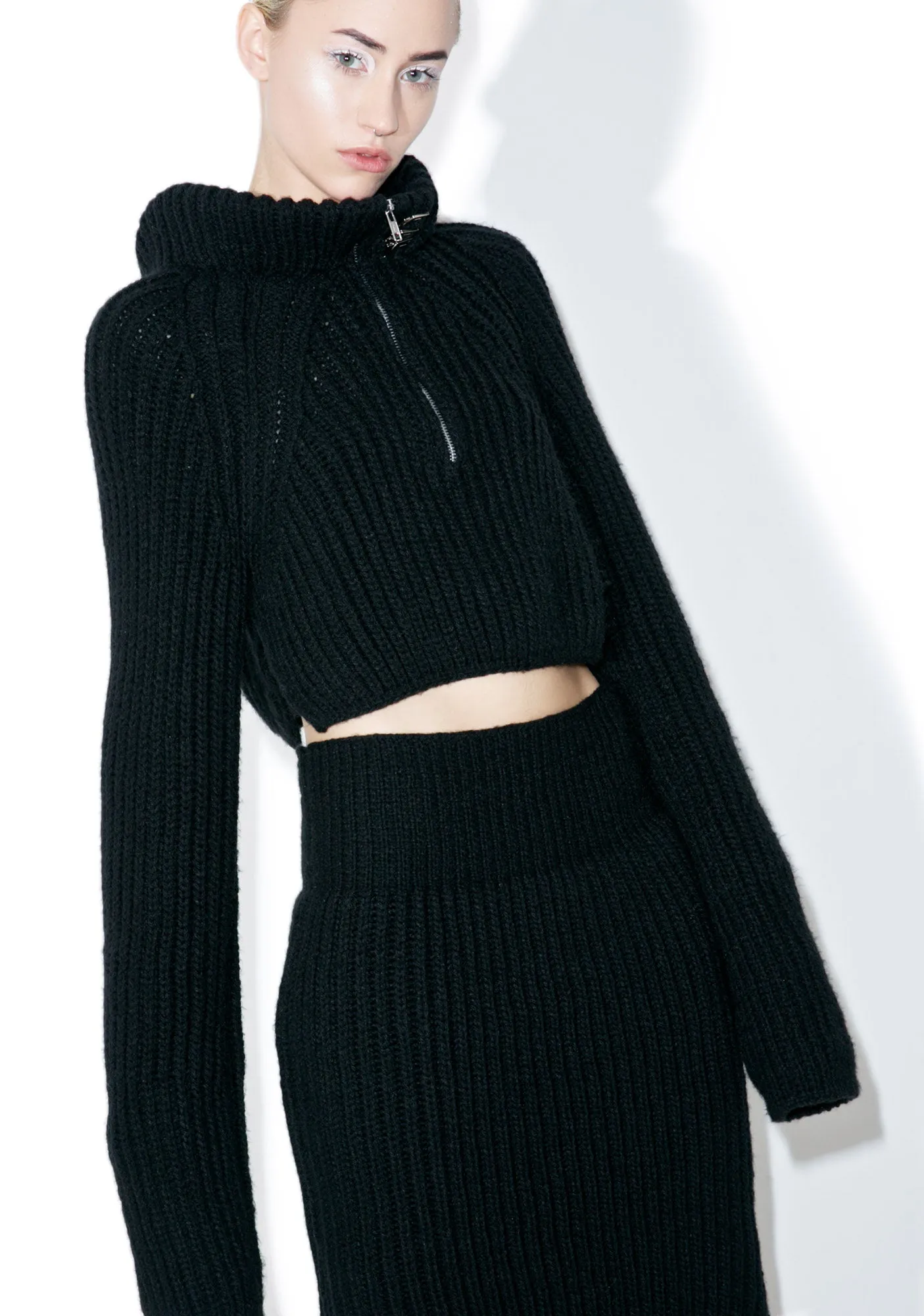 Noir Knit Top