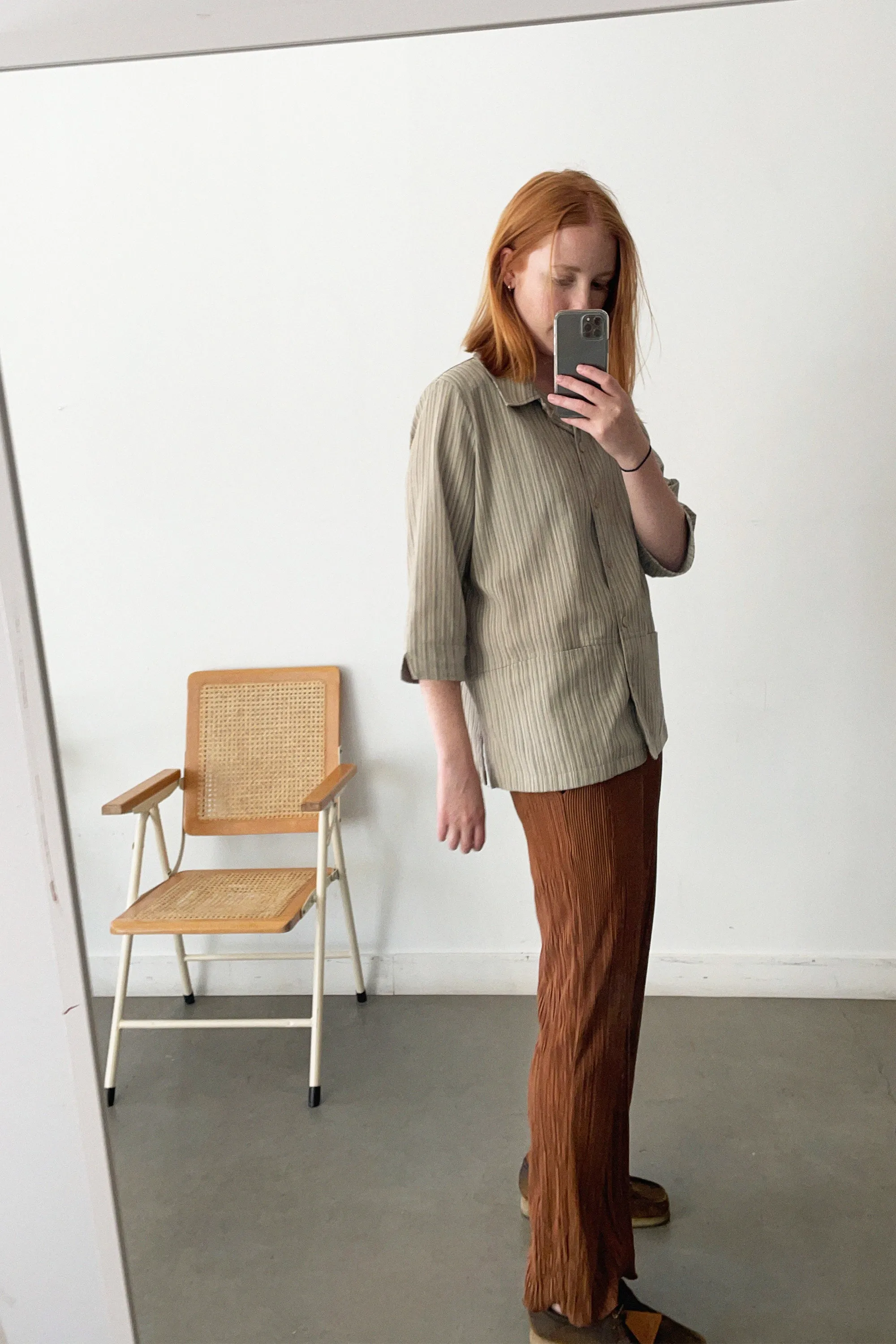 PLEATED WIDE LEG PANT