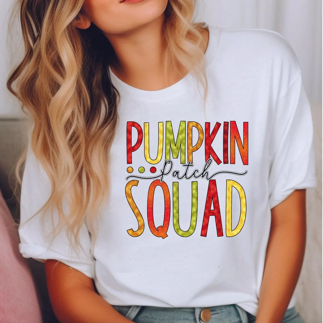 Pumpkin Patch Squad Graphic Tshirt