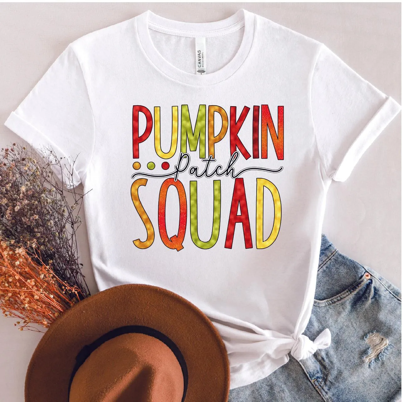 Pumpkin Patch Squad Graphic Tshirt