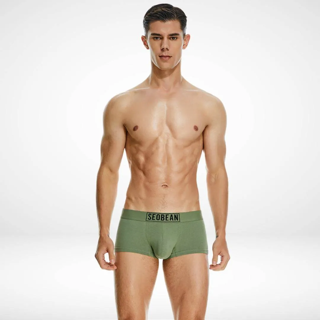 SeoBean Soft Breathable Cotton Boxer Briefs