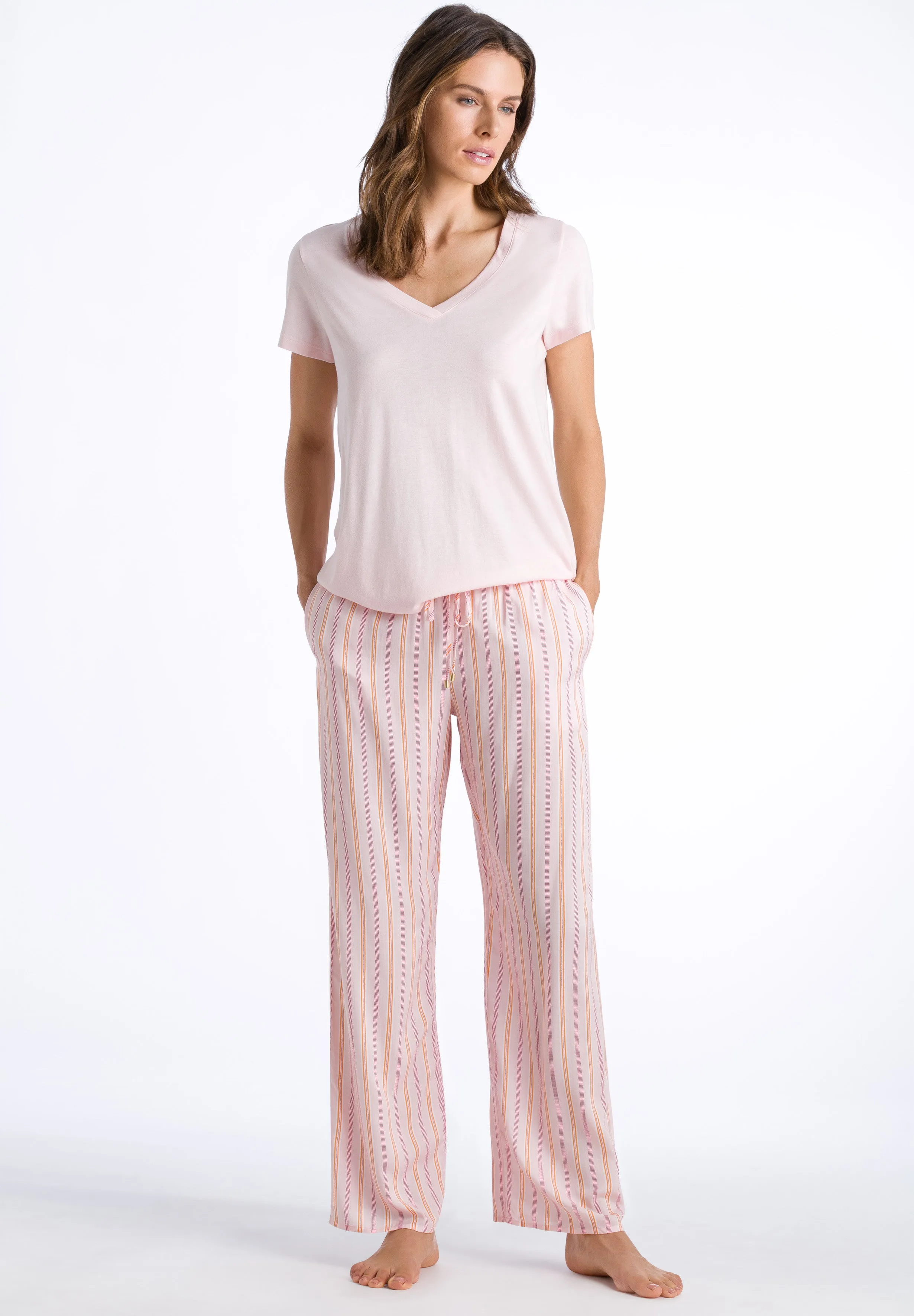 Sleep And Lounge Woven Long Pant | Jolly Stripe 77617-2917