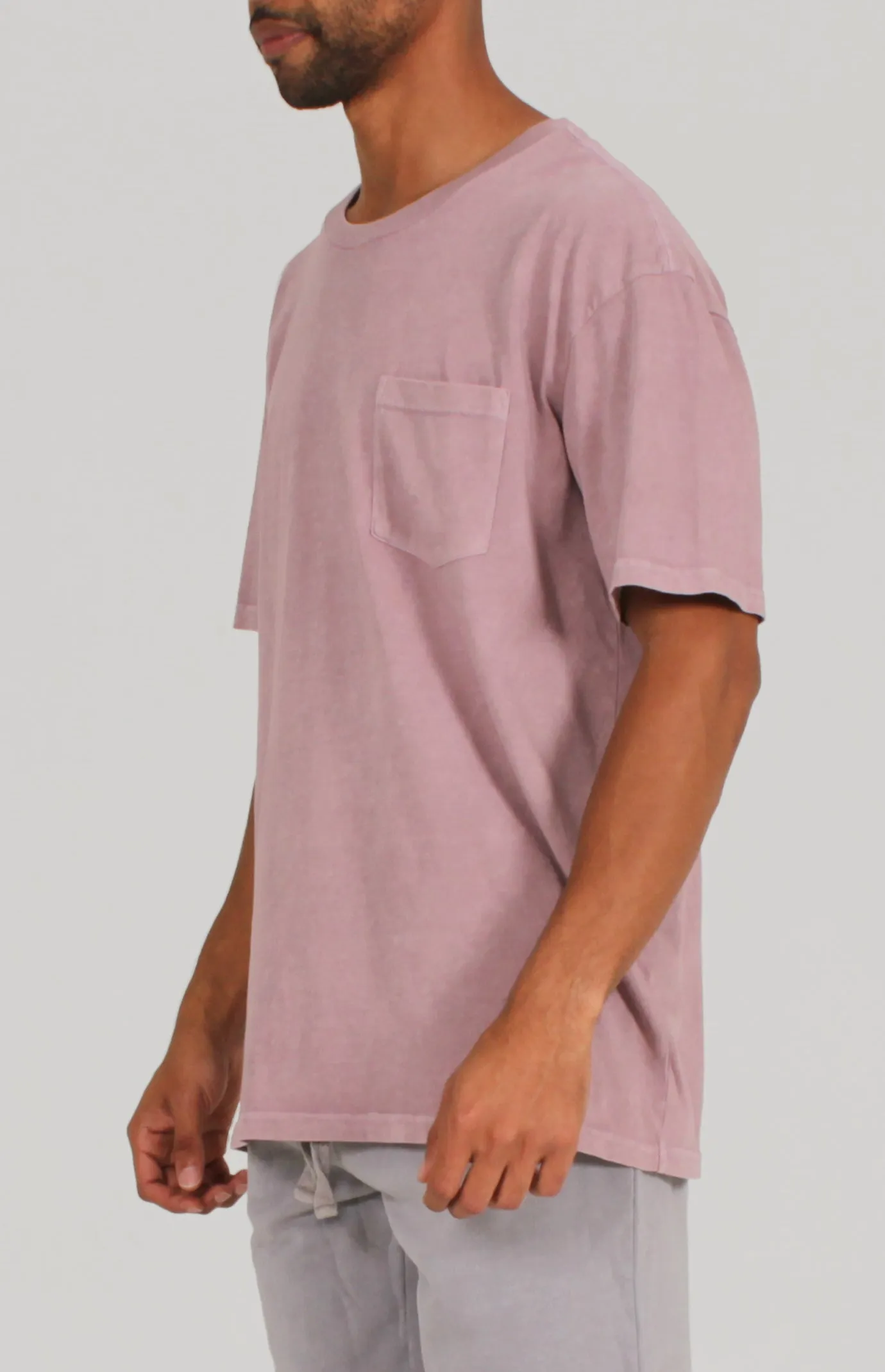 Unisex Pigment Dye Tee | Zinc