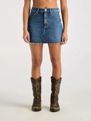 Wrangler - Repair Mini Skirt (Camden Fade)